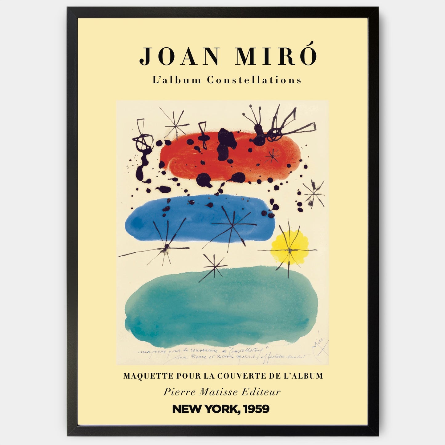 Abstract Art Poster | Joan Miró