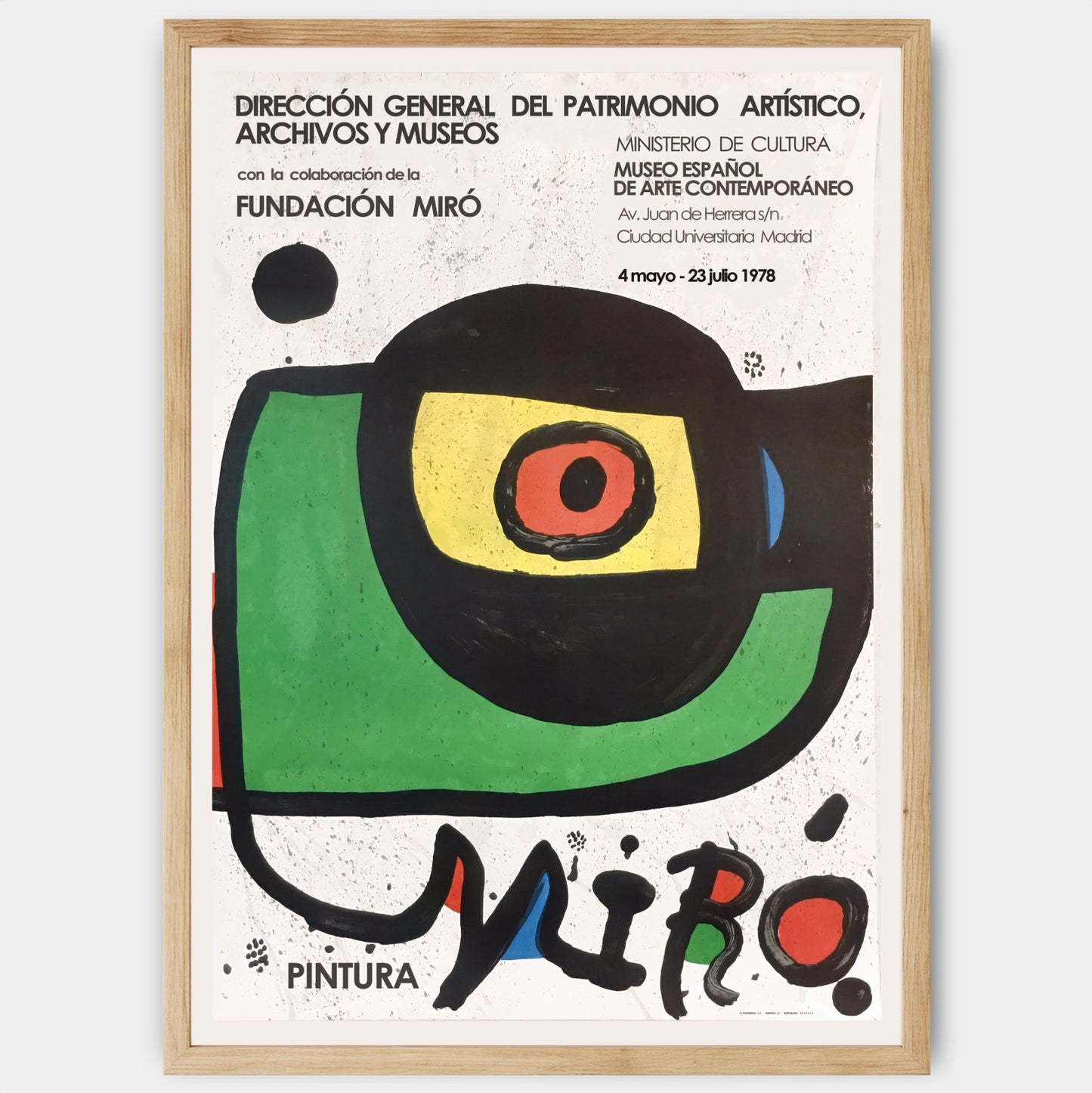 Plakát Pintura | Joan Miró