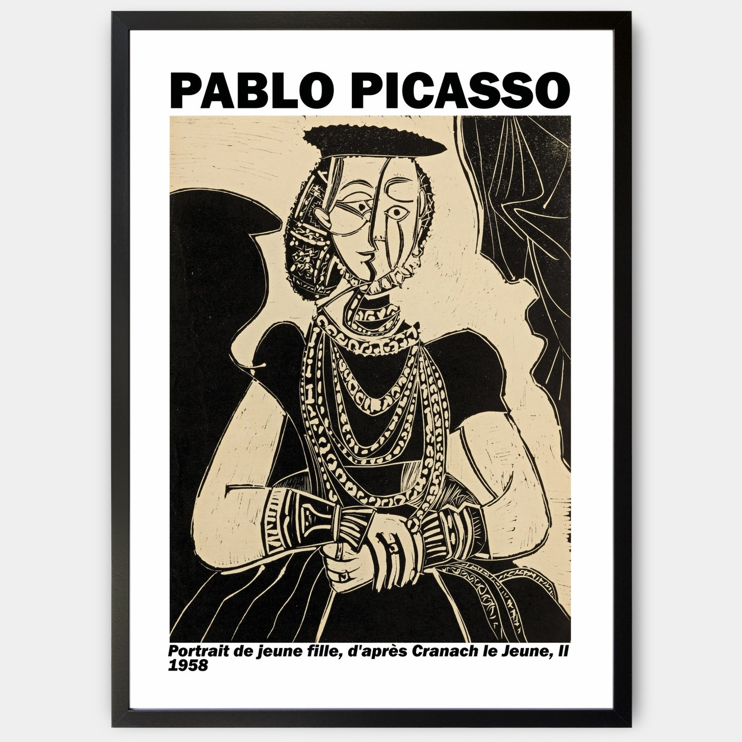 Poster Portrait of a Young Lady | Pablo Picasso