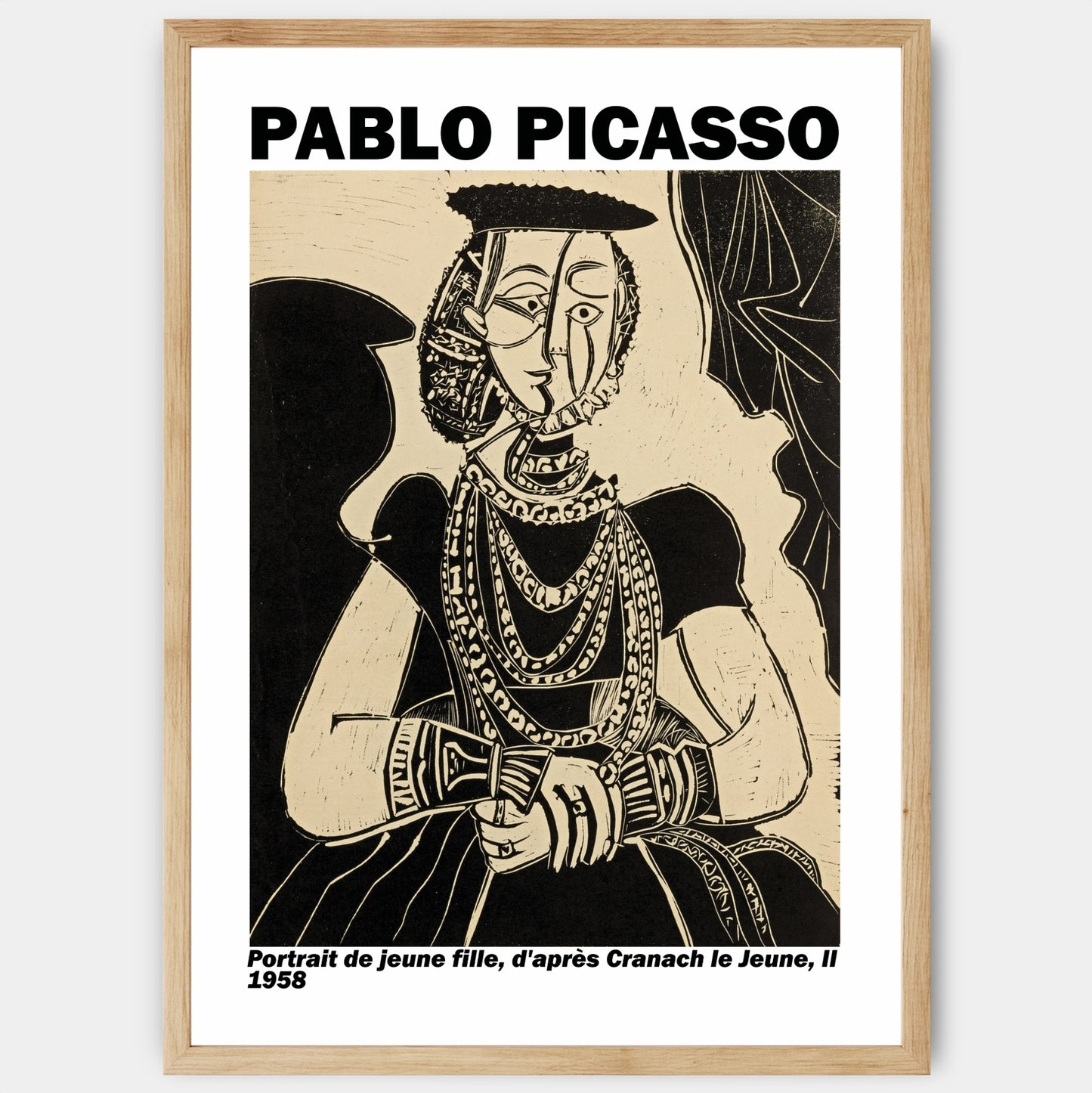 Poster Portrait of a Young Lady | Pablo Picasso