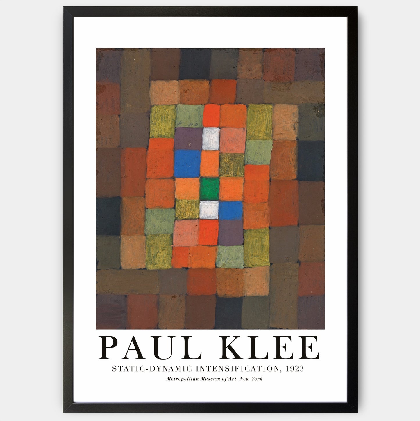 Static-Dynamic Intensification Poster | Paul Klee