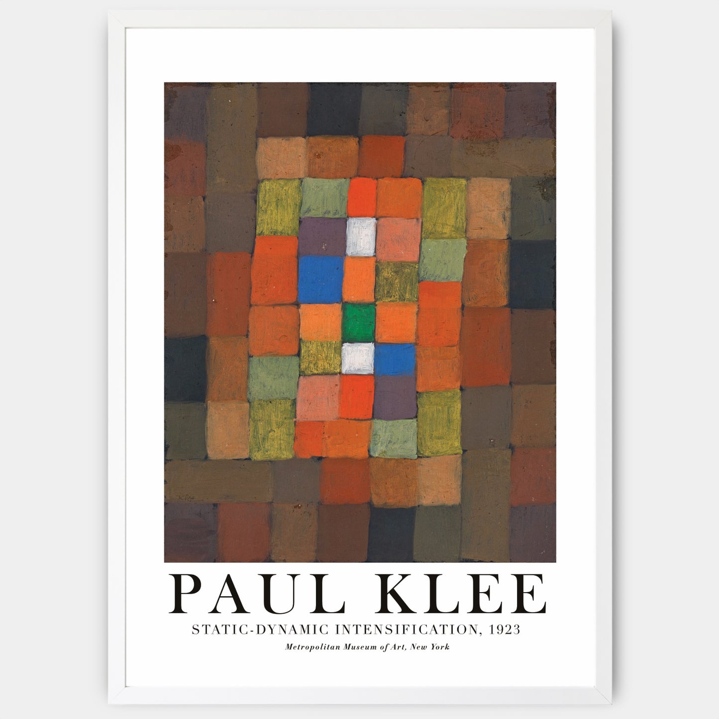 Static-Dynamic Intensification Poster | Paul Klee