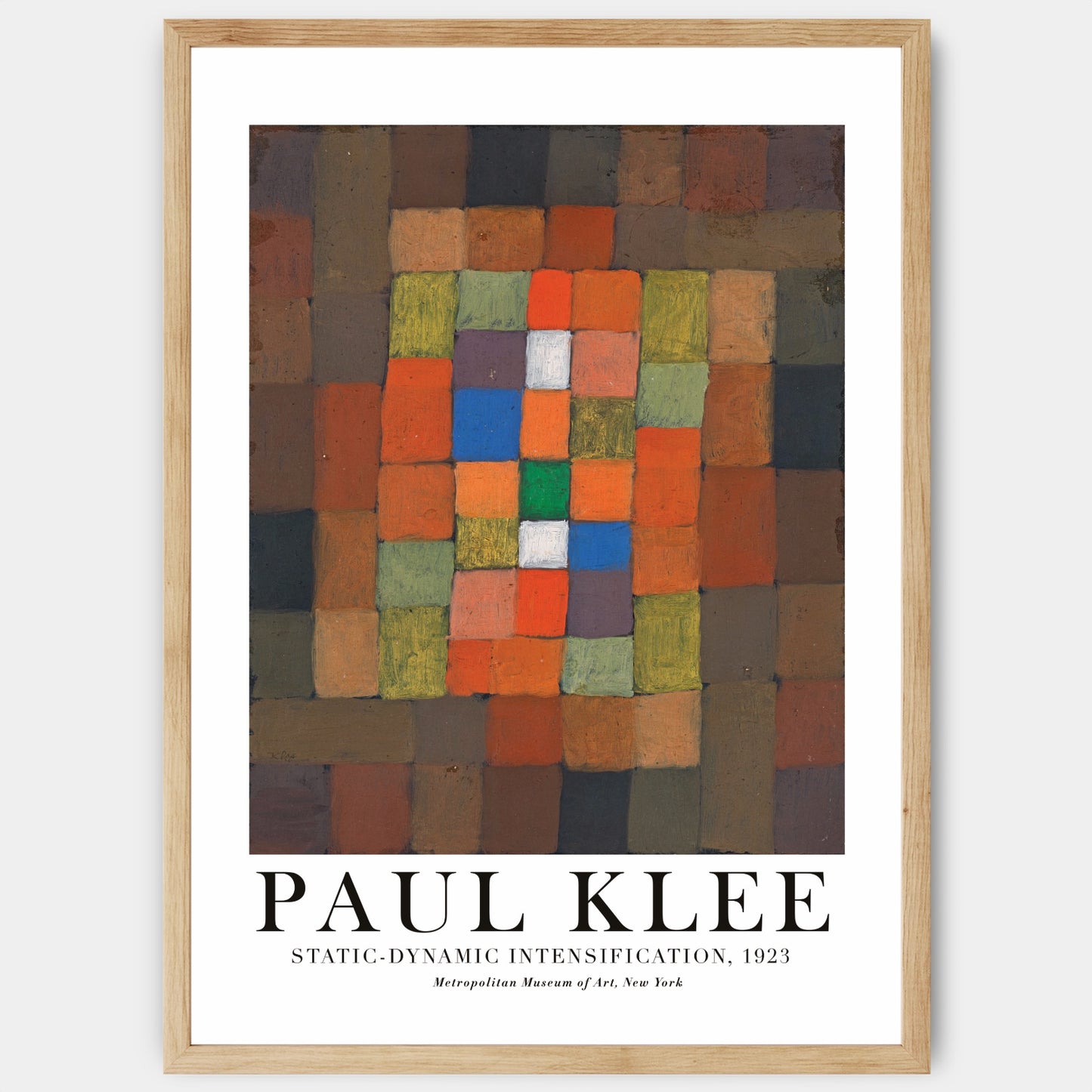 Static-Dynamic Intensification Poster | Paul Klee
