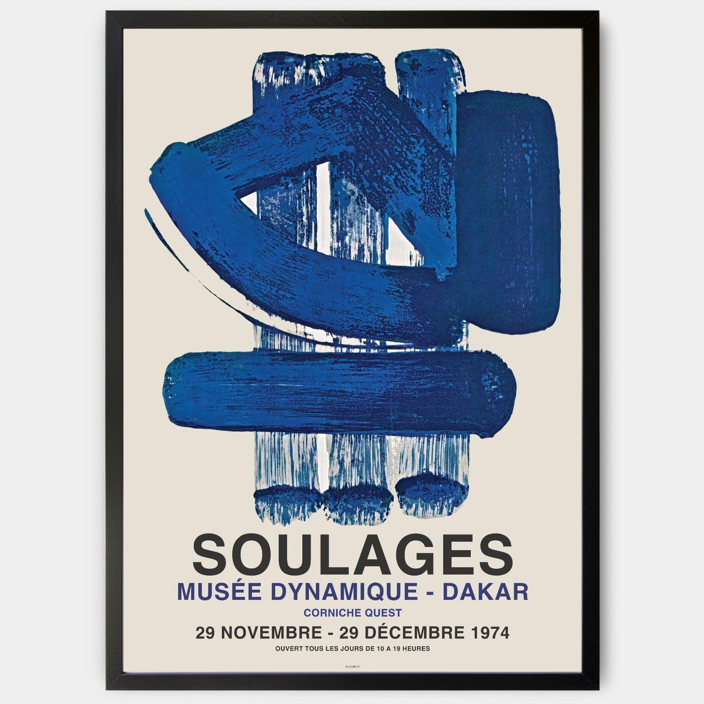 Plakát Musee Dynamique | Pierre Soulages