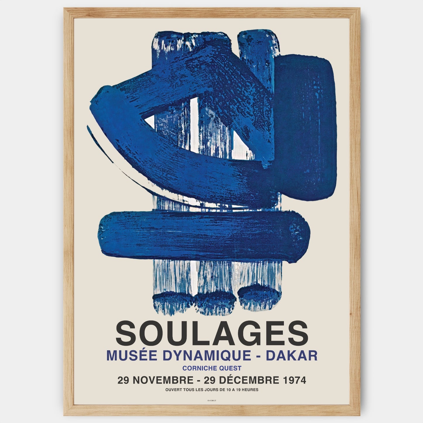 Plakát Musee Dynamique | Pierre Soulages