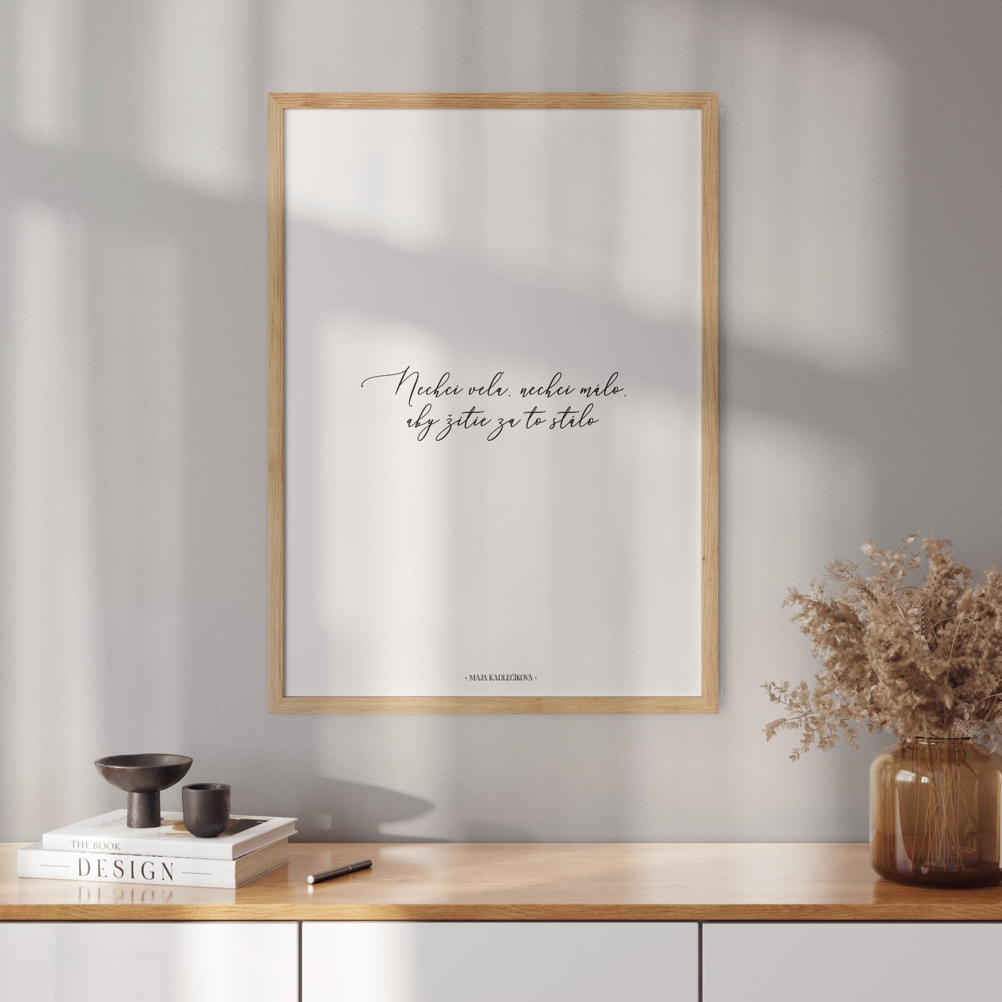 "I Don't Want Much" Poster | Maja Kadlečíková