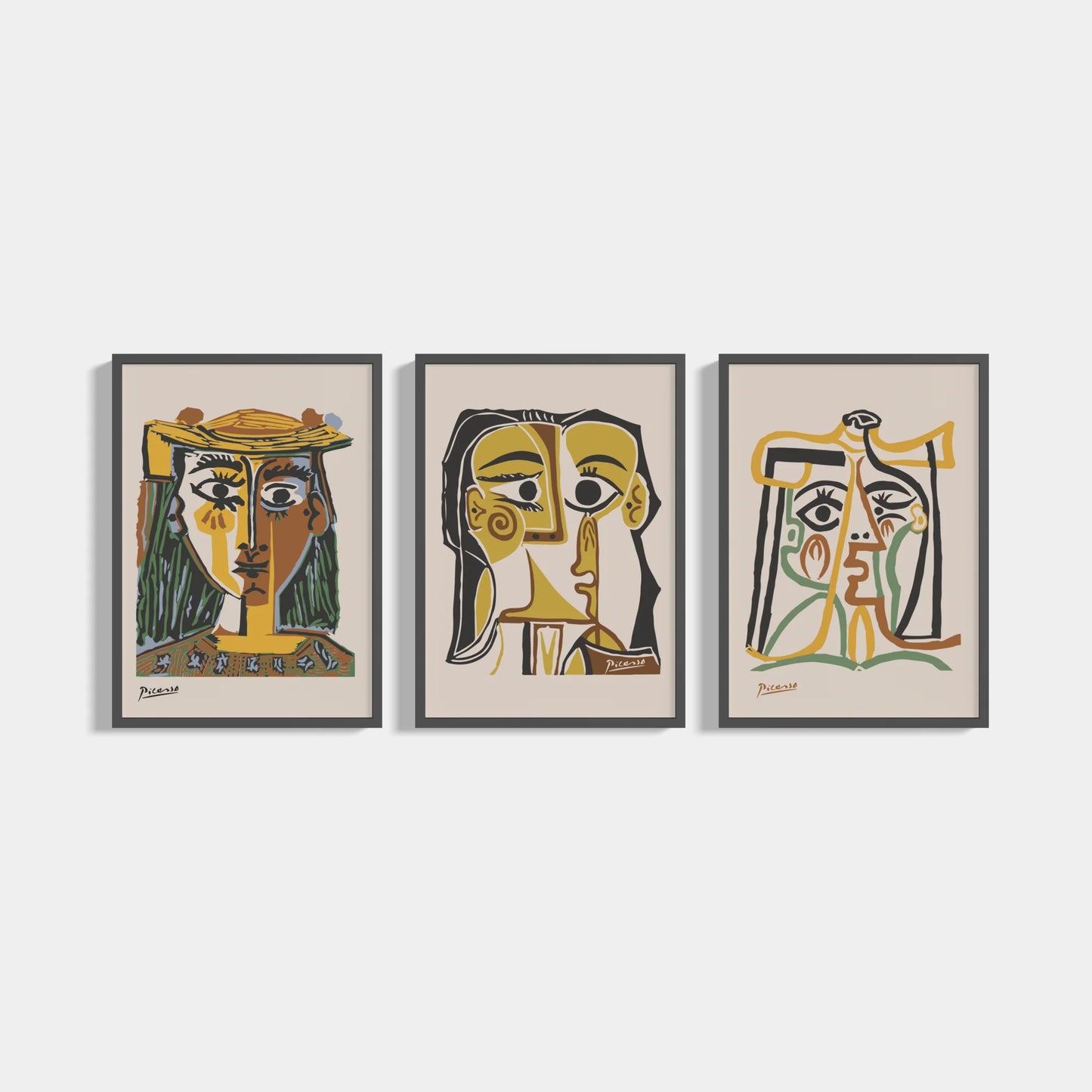 Set of 3 Picasso posters