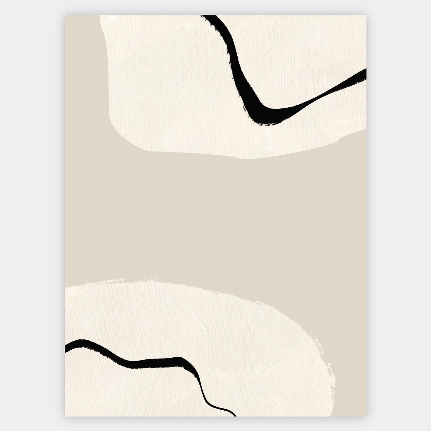 Abstraktní Plakát "Beige Sky" No. 3