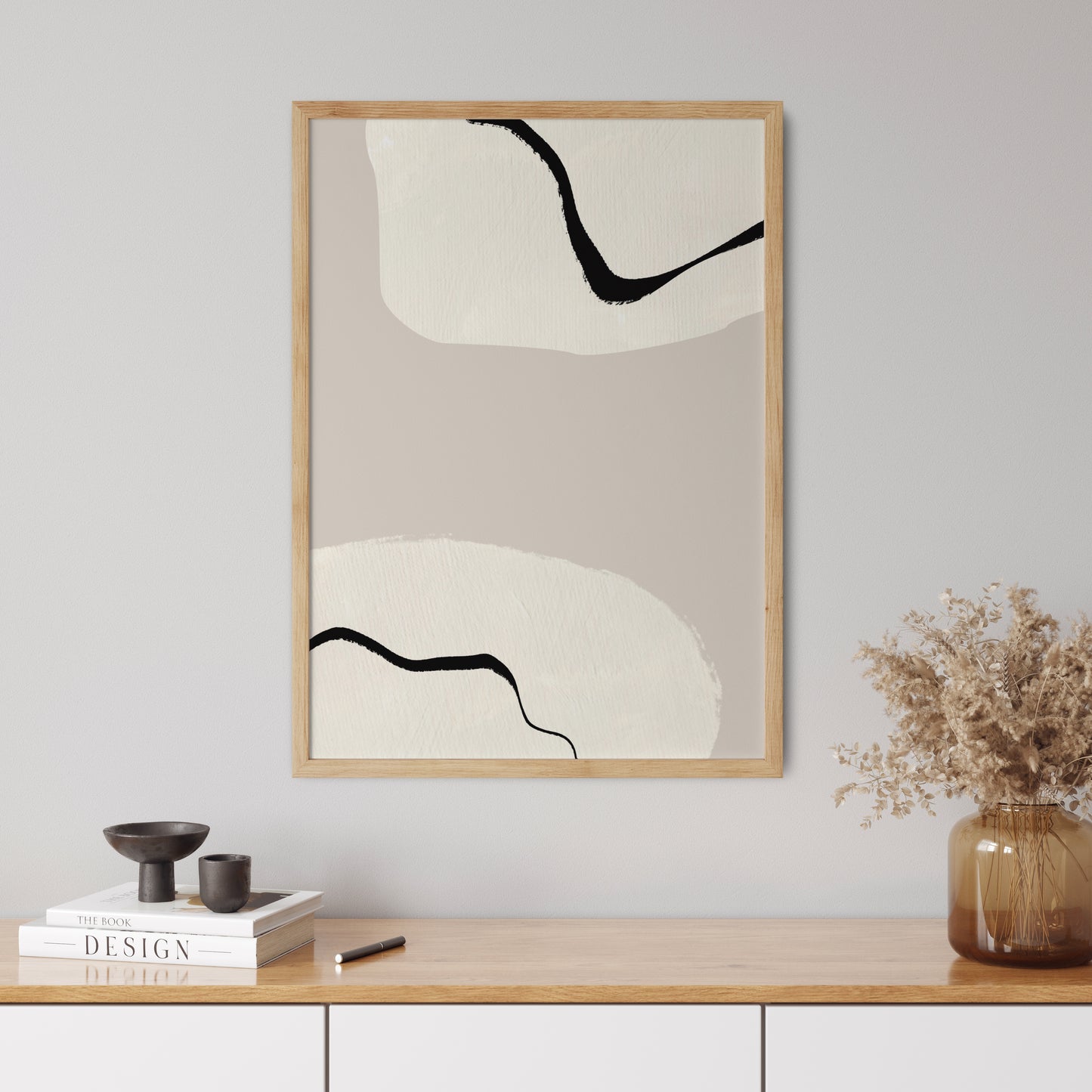 Abstraktní Plakát "Beige Sky" No. 3