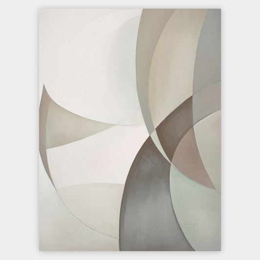 Abstract poster Dazzling Serenity No.1