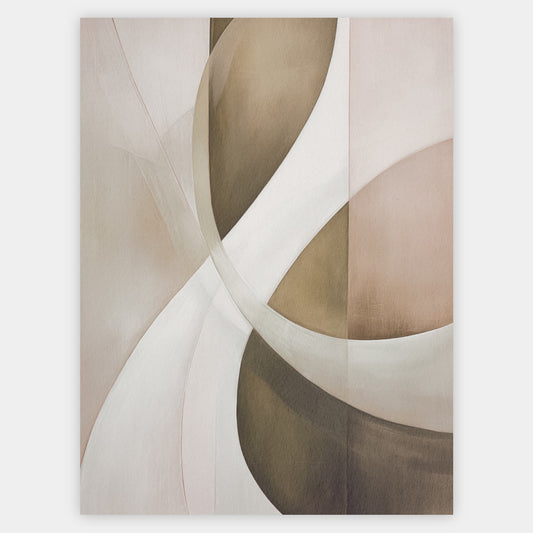 Abstract poster Dazzling Serenity No.2