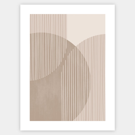 Boho plakát s geometrickými tvary No. 2