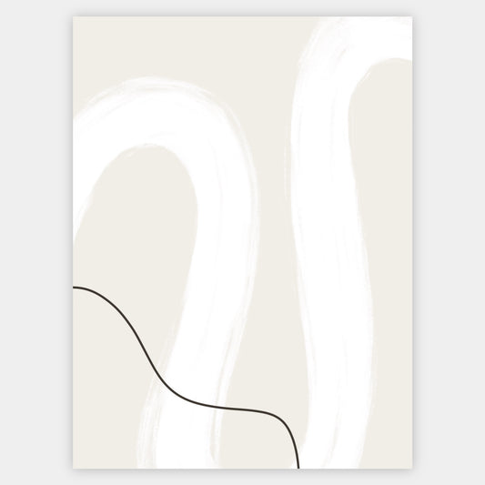 Boho poster "Brushstrokes" No. 1