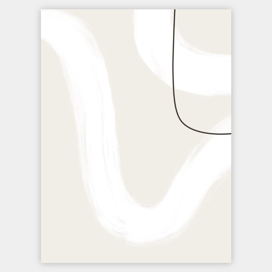 Boho poster "Brushstrokes" No. 2