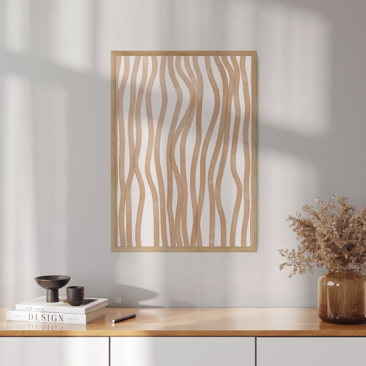 Boho Poster "Straws" No. 1