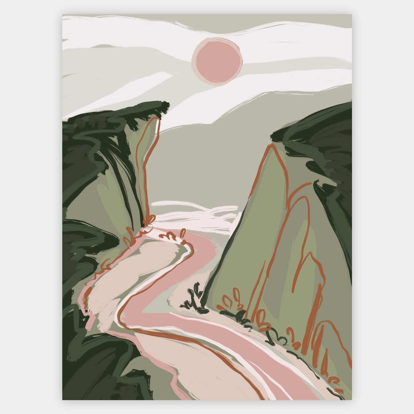 Boho Plakát "Perspective" 2