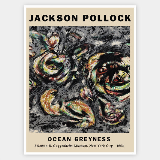 Ocean Greyness Poster | Jackson Pollock