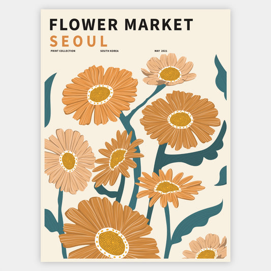Plakát Flower Market Seoul II.