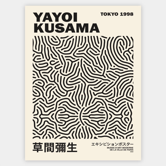 Plakát Tokyo Black | Yayoi Kusama