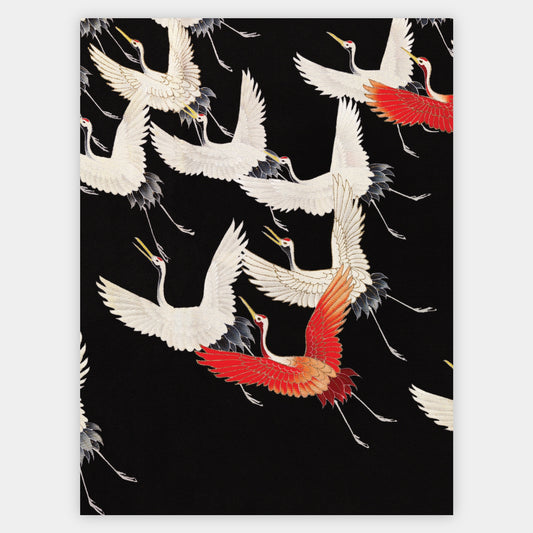 Flying Cranes poster