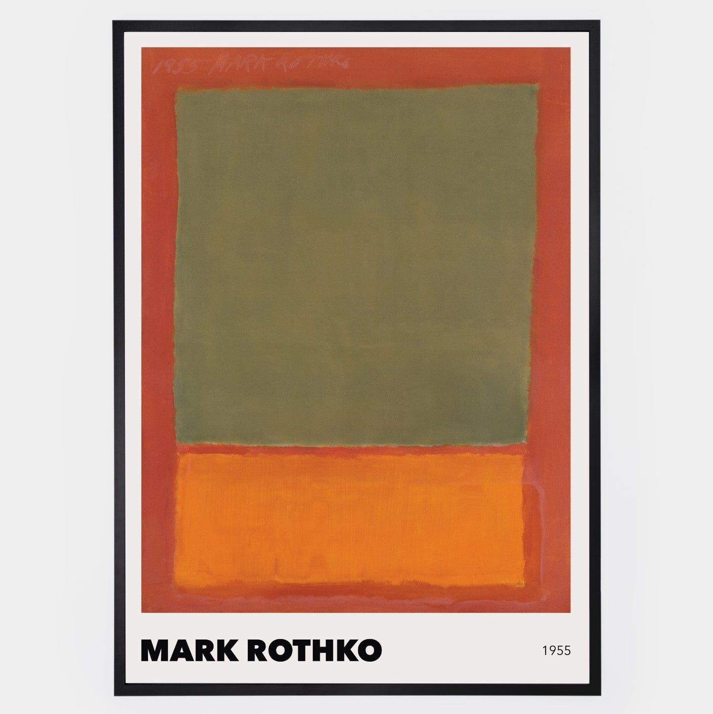 Plakát Orange and Green on Red, 1955 | Mark Rothko