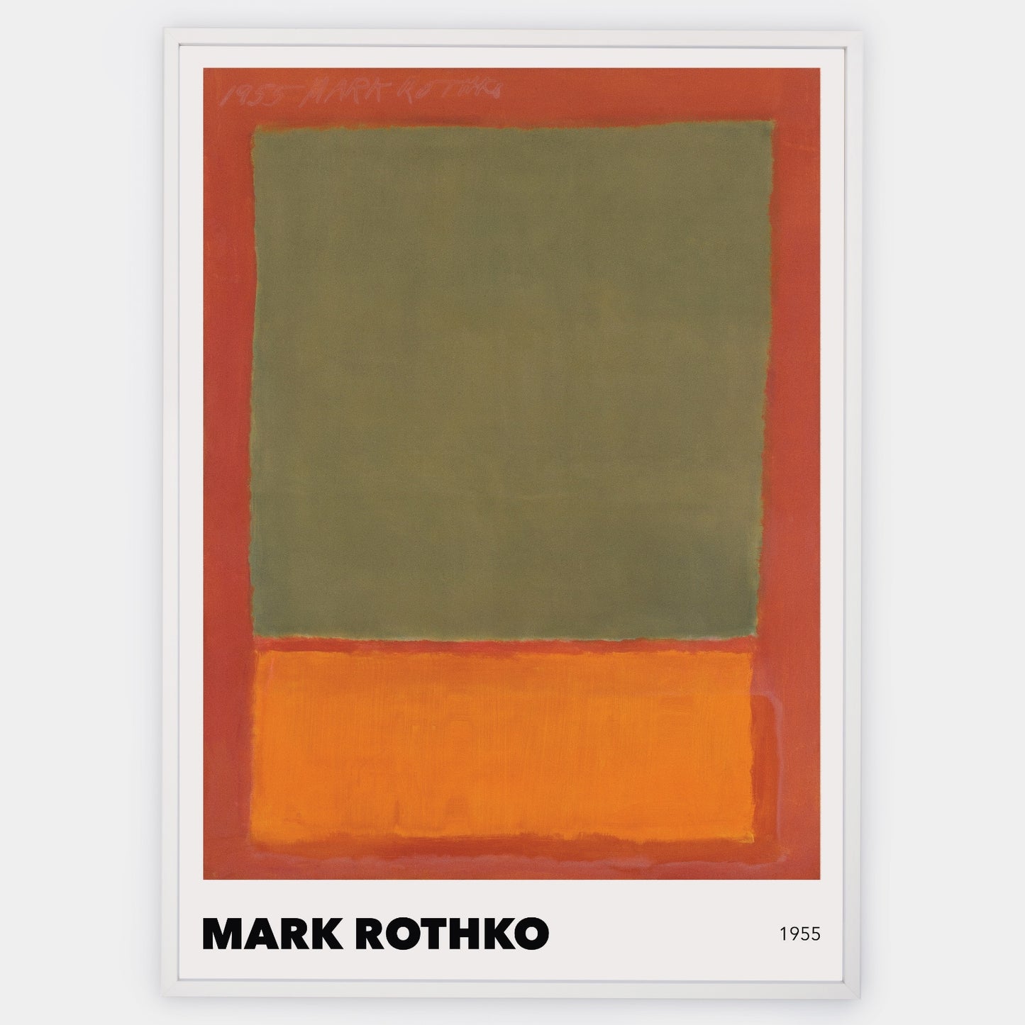 Plakát Orange and Green on Red, 1955 | Mark Rothko