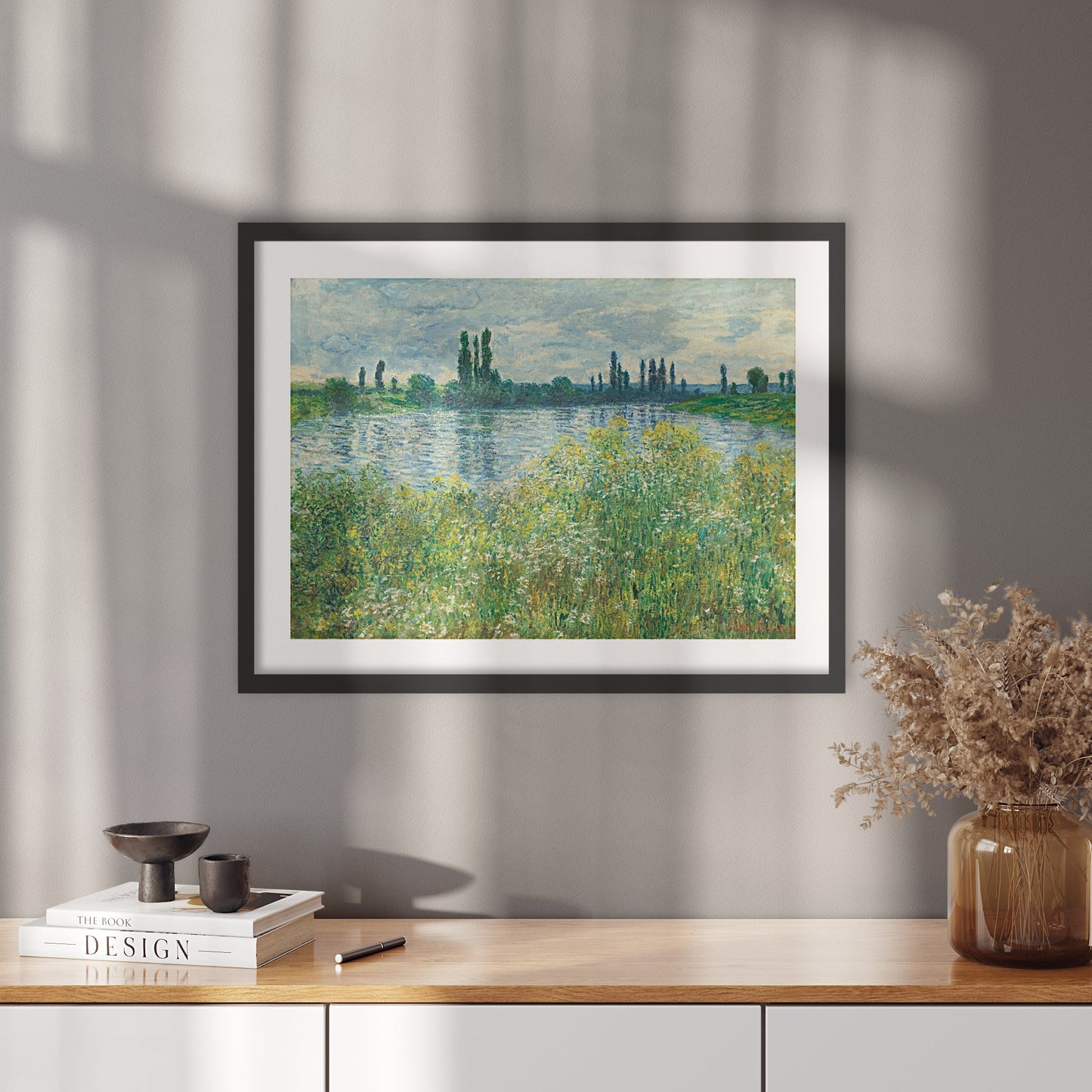 Plagát Na brehu Seiny, Vétheuil | Claude Monet