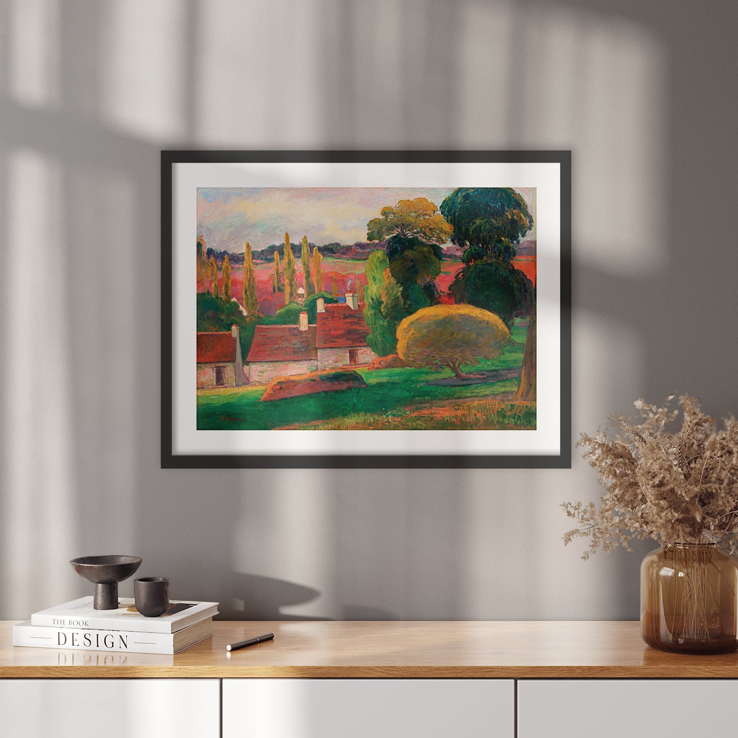 Plagát Farma v Bretónsku | Paul Gauguin