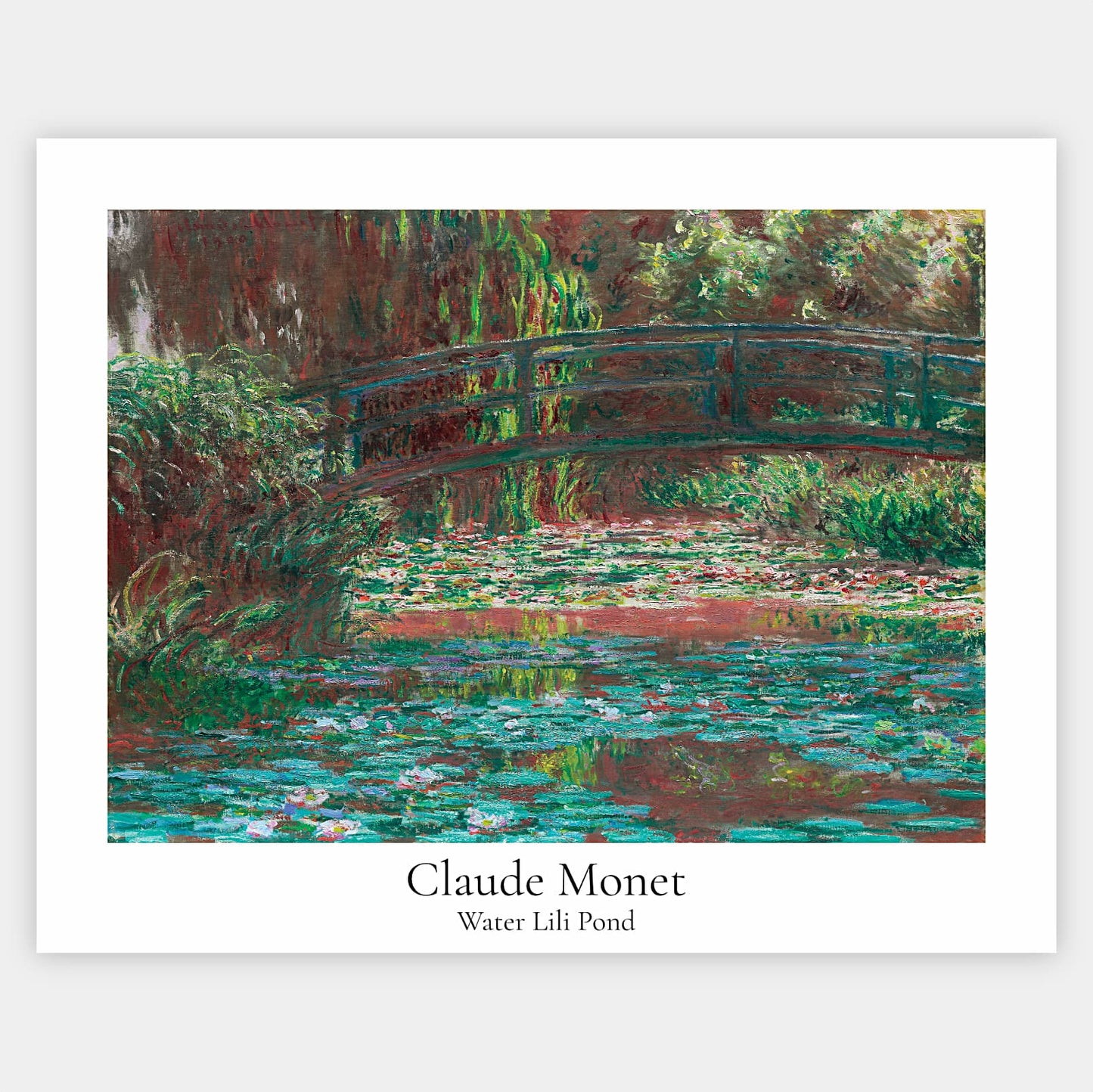 Plagát Jazierko s leknami | Claude Monet
