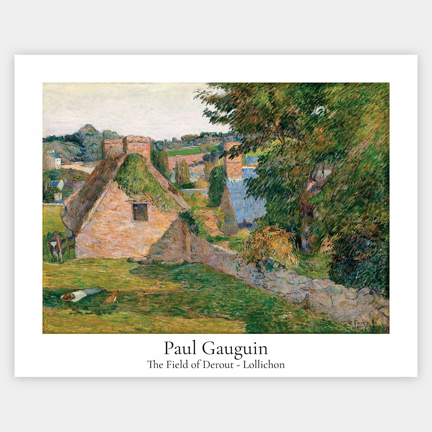 Plagát Pole v Derout-Lollichon | Paul Gauguin