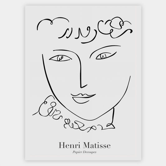 Woman Sketch Poster | Henri Matisse