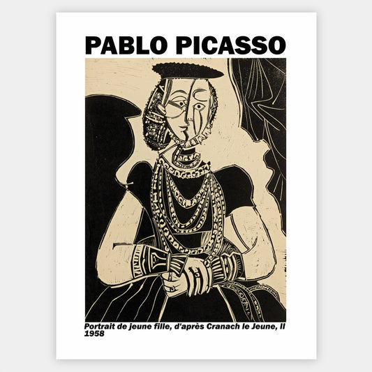 Poster Portrait of a Young Lady | Pablo Picasso