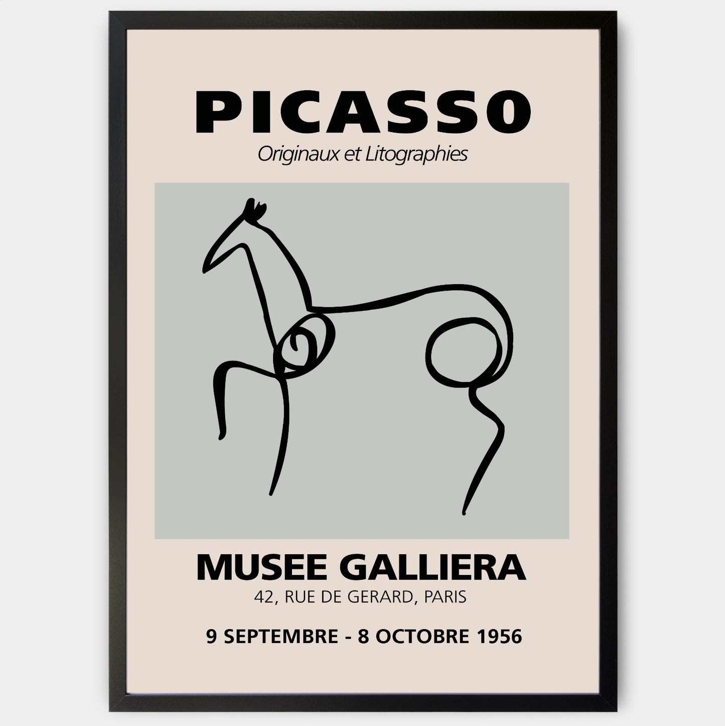 Plakát Minimalist Sketch I | Pablo Picasso