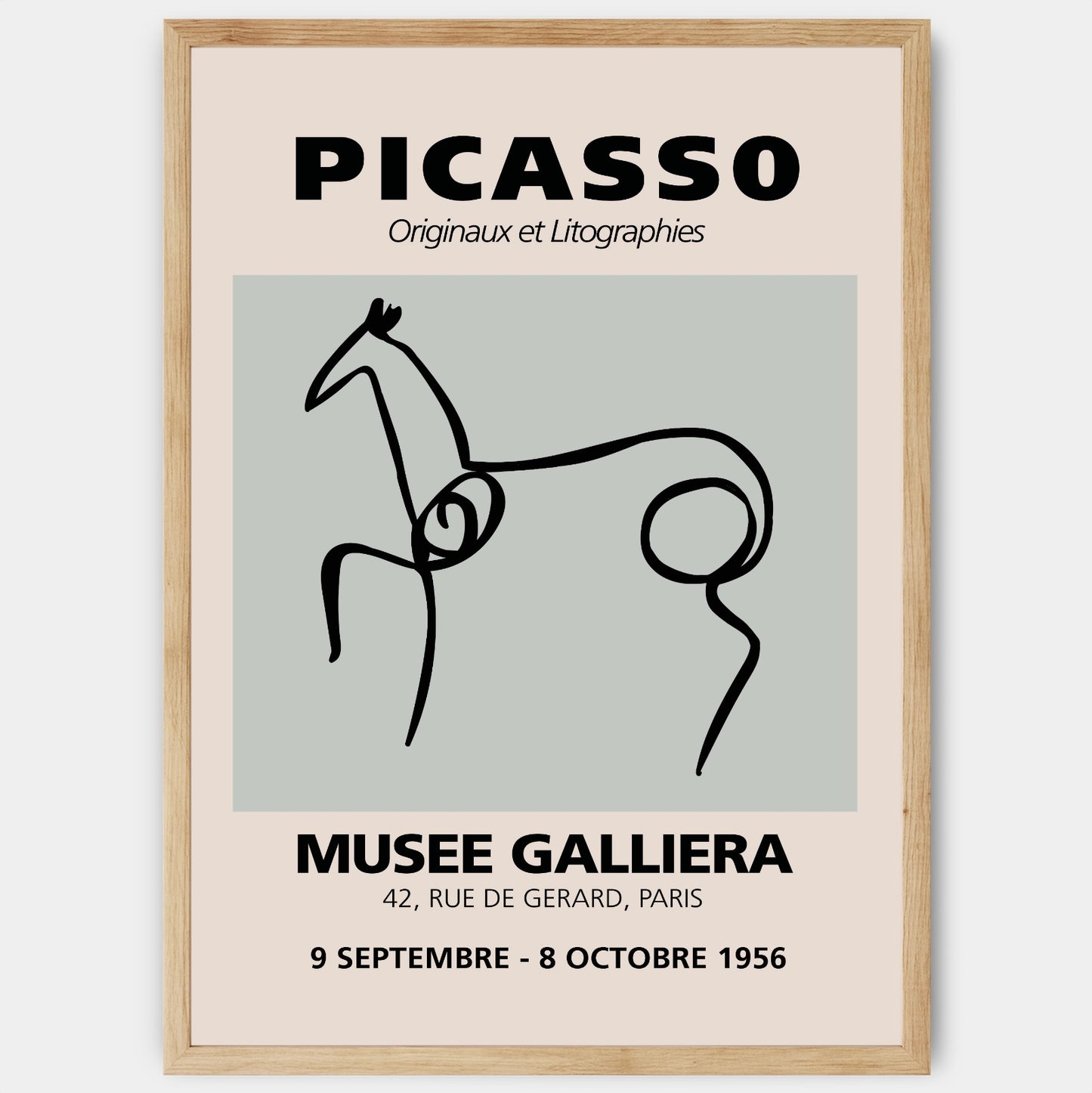Plakát Minimalist Sketch I | Pablo Picasso