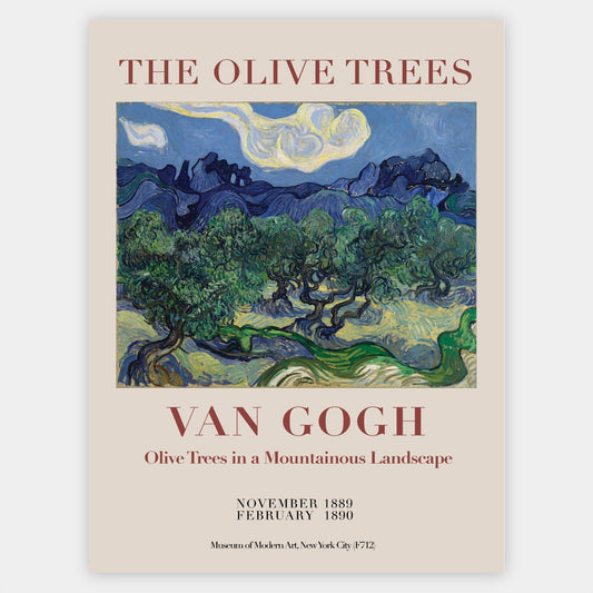 Plakát The Olive Trees | Vincent Van Gogh