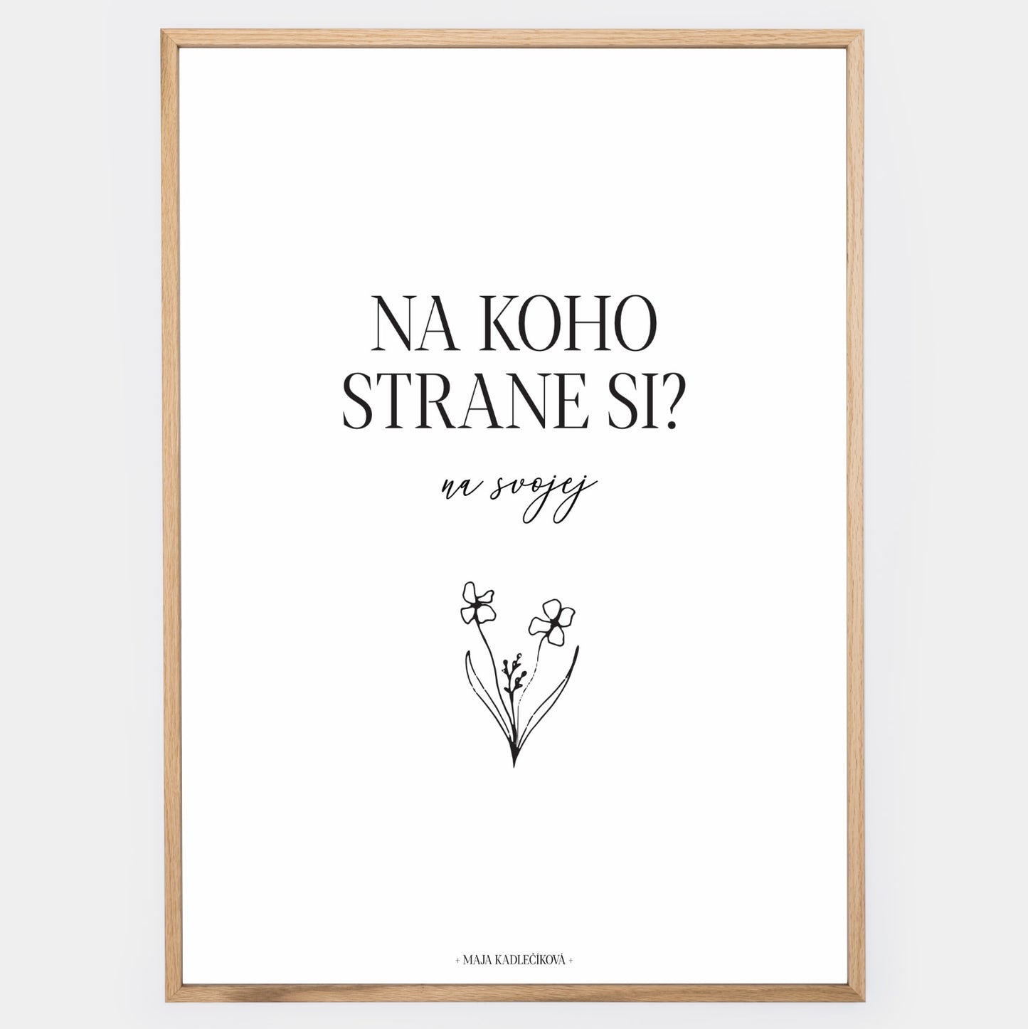 Poster "On Your Side" | Maja Kadlečíková
