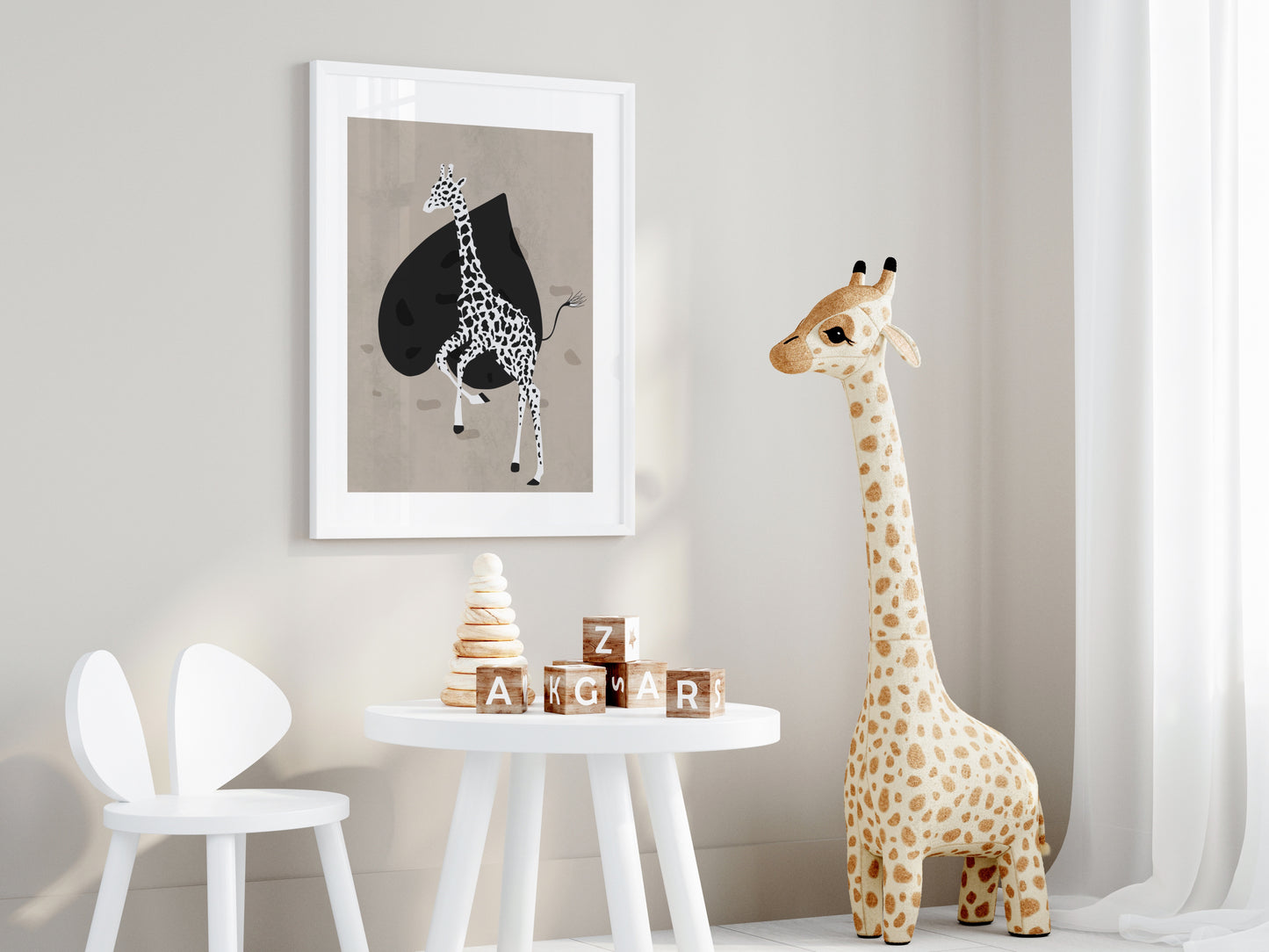 Plakát Giraffe