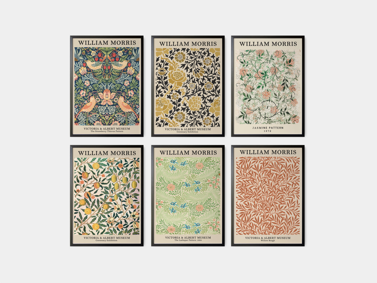 The Strawberry Thieves Pattern Poster | William Morris