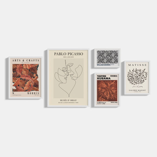 Set of 5 Love posters