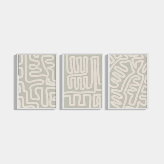 Maze 3-Poster Set