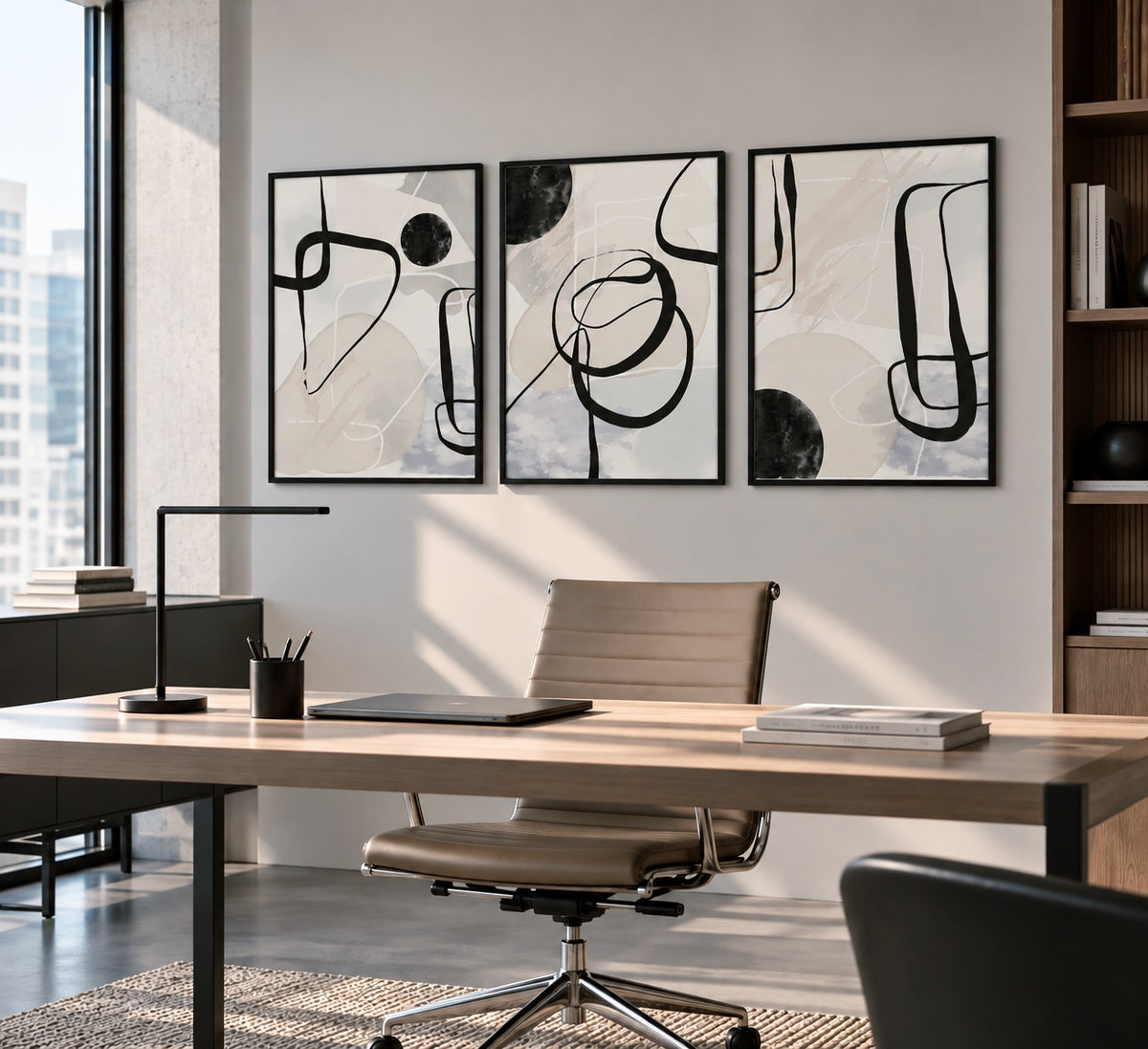 Set of 3 Black Spray posters