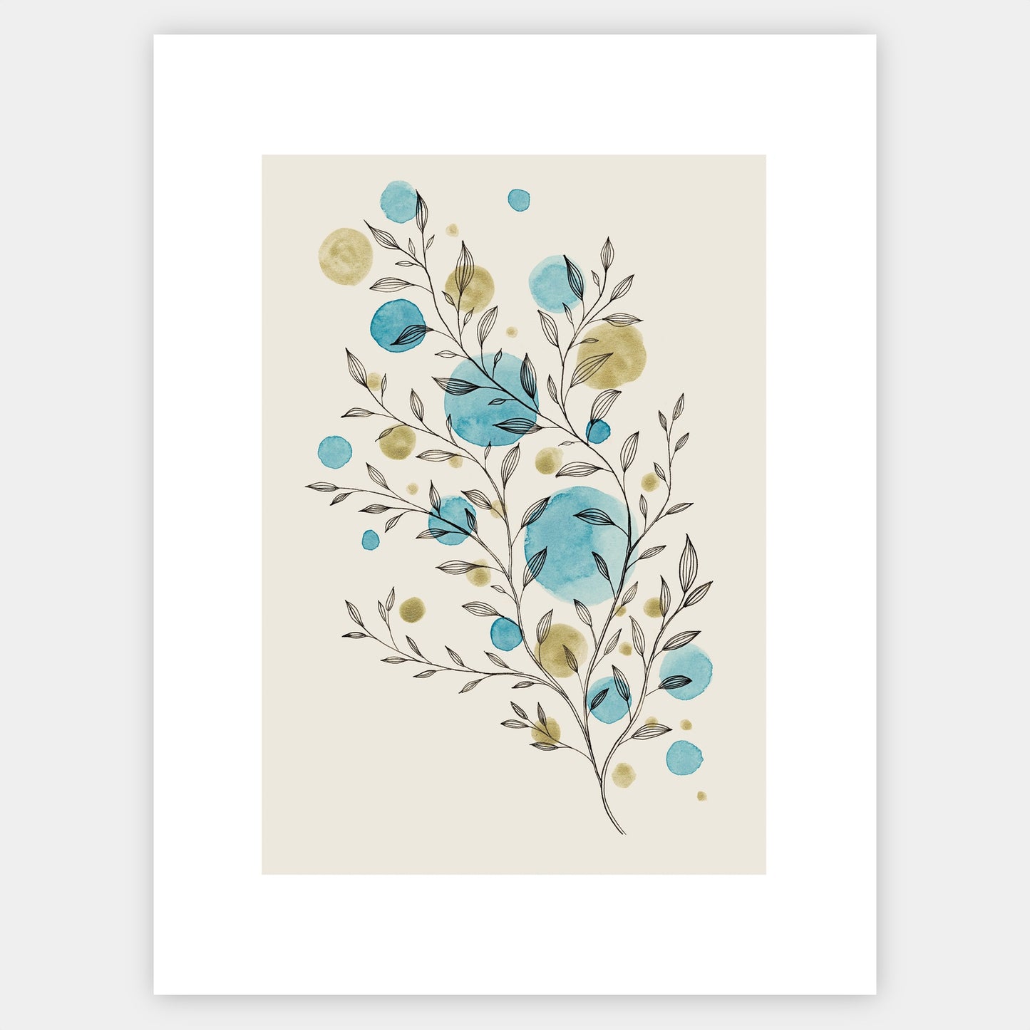 Plakát Twig in Blue